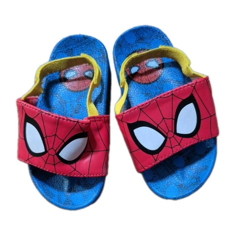 Disney Marvel Spider-Man Sandles Kids Size 7/8 Ex Cond